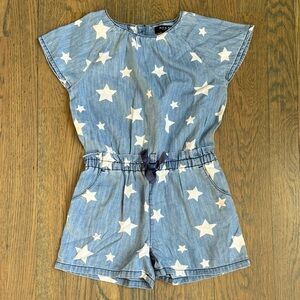 Stylish Blue Starry Kids Romper